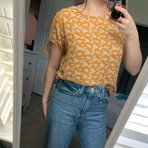 Mustard Flower Blouse